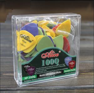 爱丽丝 100Q 磨砂拨片 一盒装