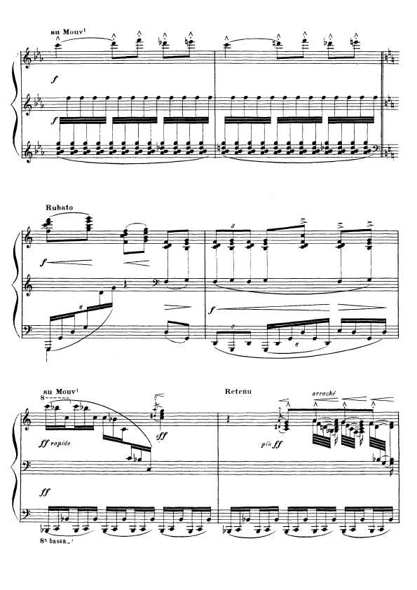 Debussy钢琴谱